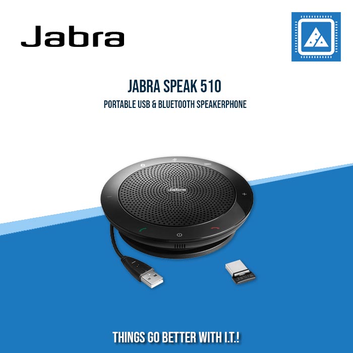 JABRA SPEAK 510 PORTABLE USB & BLUETOOTH SPEAKERPHONE JABRA SPEAK 510 PORTABLE USB & BLUETOOTH SPEAKERPHONE